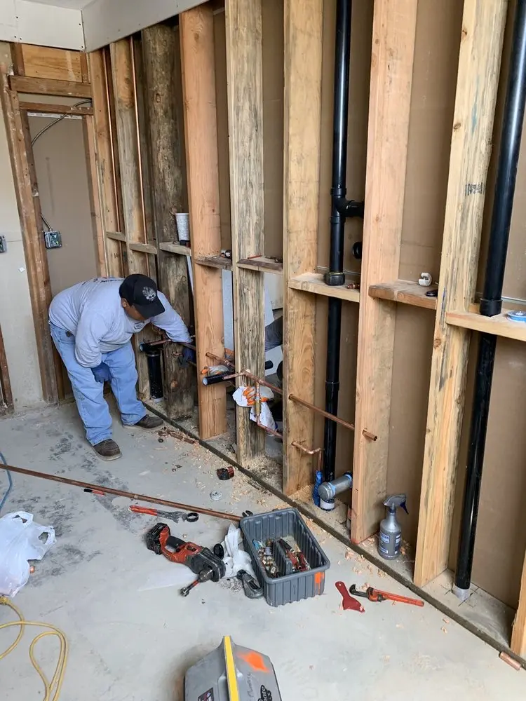 Commercial rough-in plumbing for Water Heater Replacement in Rose Ranch
